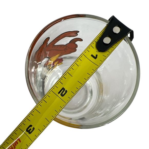 Sears Disney Glass 1970s Winnie the Pooh and Friends Tigger Eyeore dinking cup - Picture 6 of 8